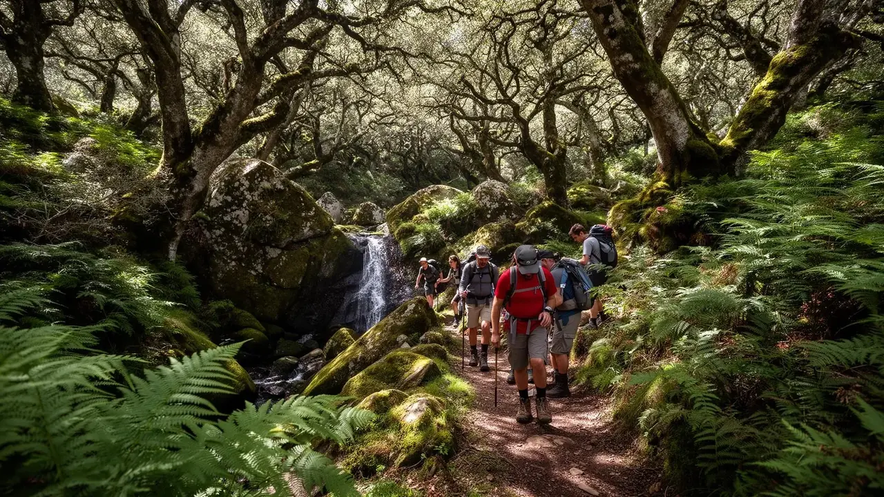 Trilho do primeiro dia na Serra do Caramulo