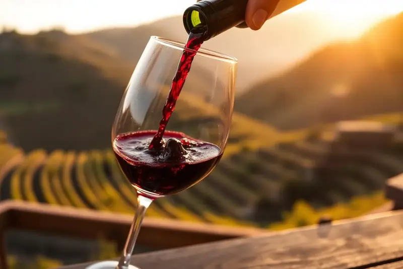 Wine tasting at a Douro estate